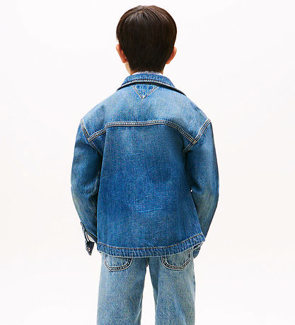 Tommy Hilfiger Jeansjacke - Verpackung Shacket - Islandblue