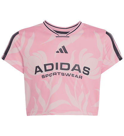 adidas Performance Stuttermabolur - JG HOT CR - Trupnk/Black