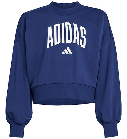 adidas Performance Peysa - Stytt - Dökkblátt/White M. Lógó