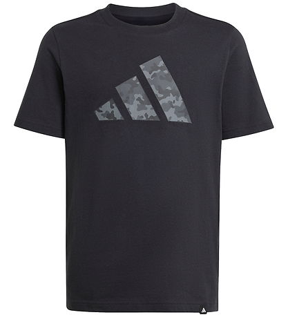 adidas Performance Stuttermabolur - J Camo - Black