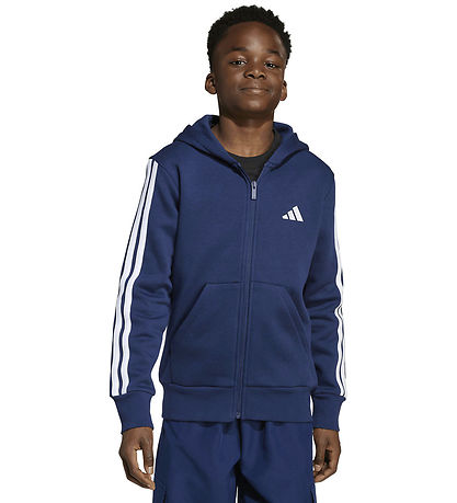 adidas Performance Cardigan - Dökkblátt/White M. Lógó
