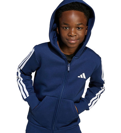 adidas Performance Cardigan - Dökkblátt/White M. Lógó