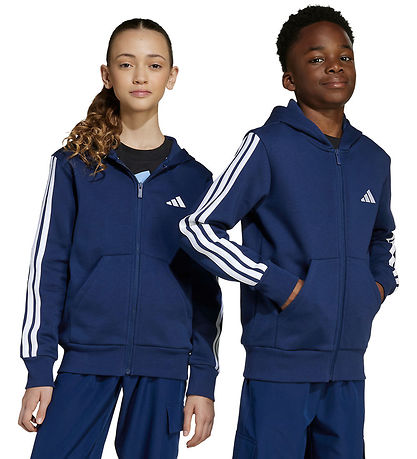 adidas Performance Cardigan - Dökkblátt/White M. Lógó