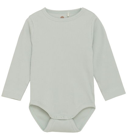 En Fant Bodysuit l/s - Rib - Mercury