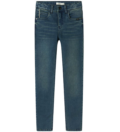 Name It Gallabuxur - Núll - NkmTheo - Vintage Dark Blue Denim