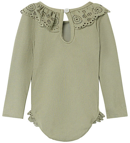 Lil' Atelier Badeanzug - Rib - NbfFola - Forst Fog