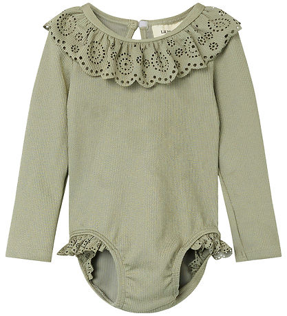 Lil' Atelier Badeanzug - Rib - NbfFola - Forst Fog