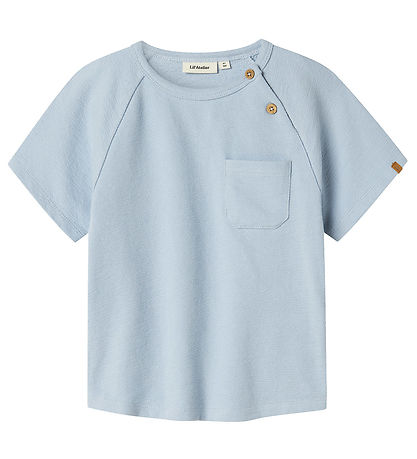 Lil' Atelier Stuttermabolur - Sviti - NmmJollo - Zen Blue