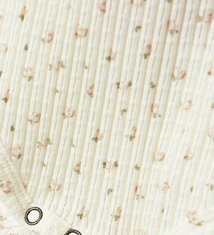 Lil' Atelier Body l/ä - Rib - NbfHulla - Coconut Mjölk