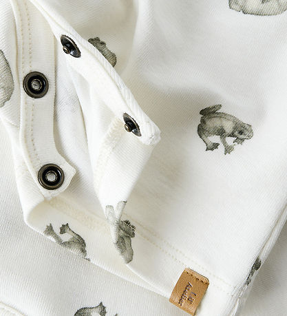 Lil' Atelier Summer Romper - NbmGayo - Coconut Milk/Frog