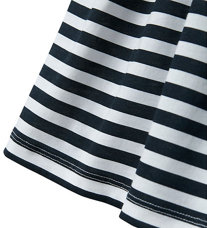 Name It Kleid - NkfVivia - Bright White m. Streifen