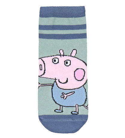 Name It Socks - NmmAdinis - Peppa Pig - Bering Sea/Lily Pad