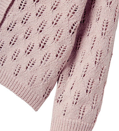 Name It Cardigan - Prjónað - NmfLeslie - Glansandi Lilac