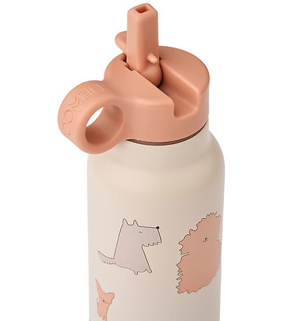 Liewood Drikkeflaske - 350 ml - Katter And Hunder/Sandy