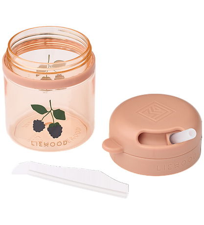 Liewood Becher m. Strohhalme - 280 ml - Berry/Pale Toskana
