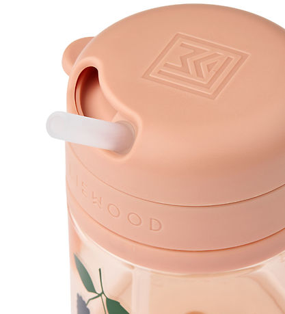 Liewood Becher m. Strohhalme - 280 ml - Berry/Pale Toskana