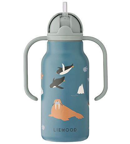 Liewood Water Bottle - 250 mL - Arctic Sea/Ocean views