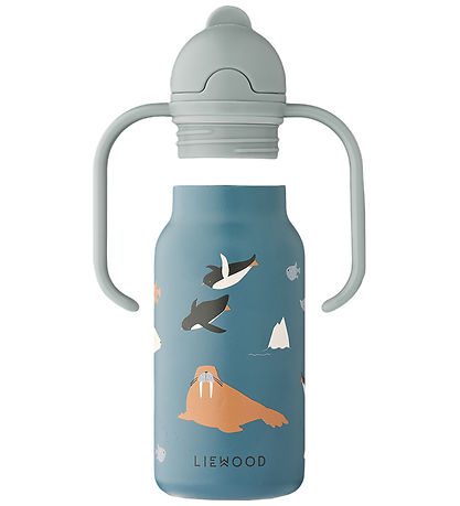 Liewood Water Bottle - 250 mL - Arctic Sea/Ocean views