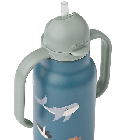 Liewood Water Bottle - 250 mL - Arctic Sea/Ocean views