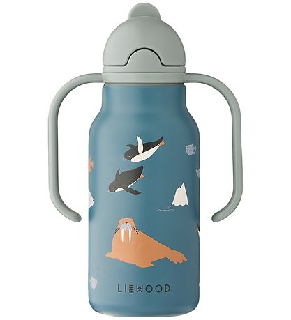 Liewood Water Bottle - 250 mL - Arctic Sea/Ocean views