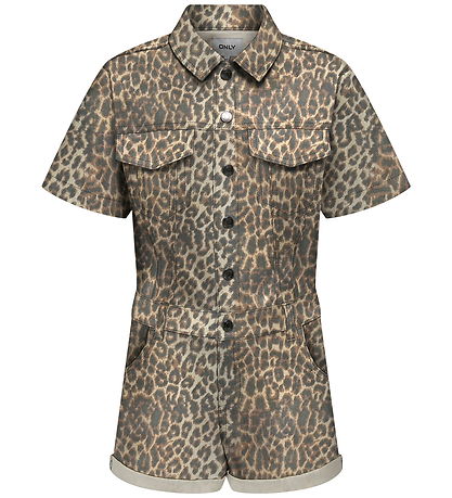 Kids Only Jumpsuit - Kognaomi-Castel - Ristað Coconut/Leo Var