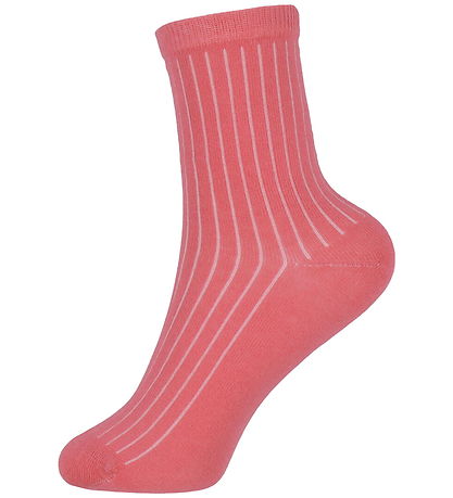 Name It Socks - 3-Pack - NkfLuna - Bright White/Rapture Rose