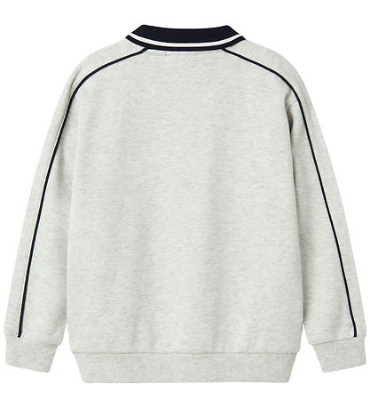 Name It Pólóskyrta - NkmKris - Light Grey Melange