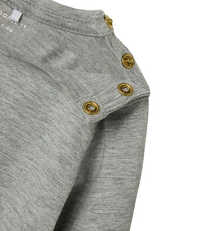 Name It Blouse - NbfLaba - Grey Melange