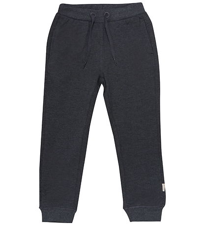 Minymo Jogginghosen - 2er-Pack - Dark Grau Melange