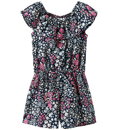 Name It Jumpsuit - NmfVinaya - Carmine Rose/Cute Flower
