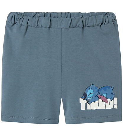 Name It Pyjama Set - NmmArush - Stitch - Blue Mirage