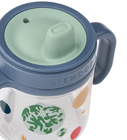 Liewood Cup w. Spout Lid - 280 mL - Universe/Classic Navy