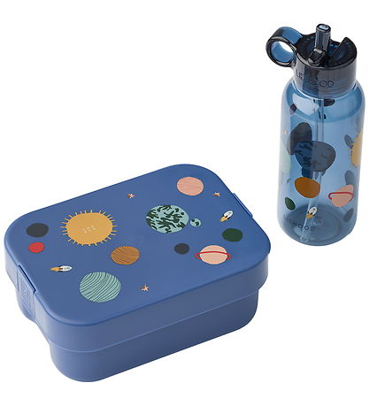 Liewood LunchBox Set - Chelsey Printed - Universe/Classic Navy