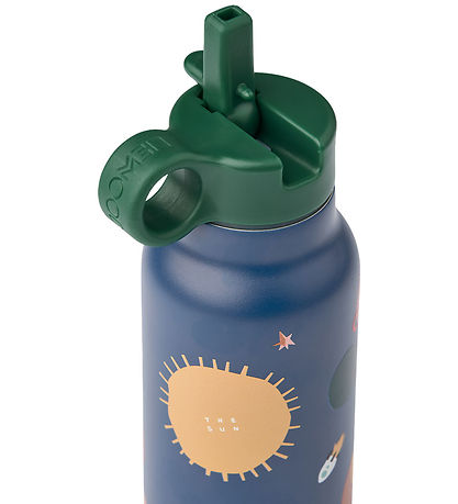 Liewood Water Bottle - Falk - 350 mL- Universe/Classic Navy