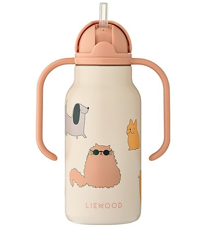 Liewood Drikkeflaske - Kimmie - 250 ml - Katter And Hunder/Sandy
