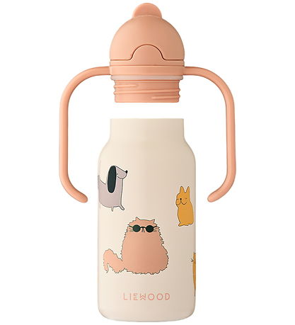 Liewood Drikkeflaske - Kimmie - 250 ml - Katter And Hunder/Sandy