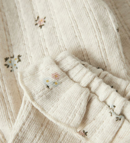 Name It Leggings - NbfLower - Peyote Melange M. Blóm