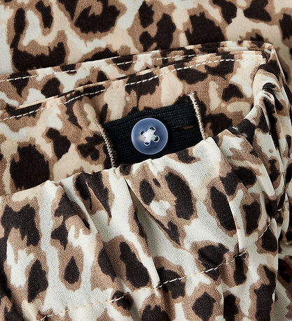 Name It Shorts - NkfVinaya - Black/Leopard AOP