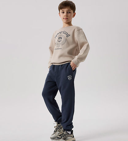 Name It Sweatpants - NkmDrian - Ombre Blue w. Print