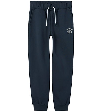 Name It Sweatpants - NkmDrian - Ombre Blue w. Print