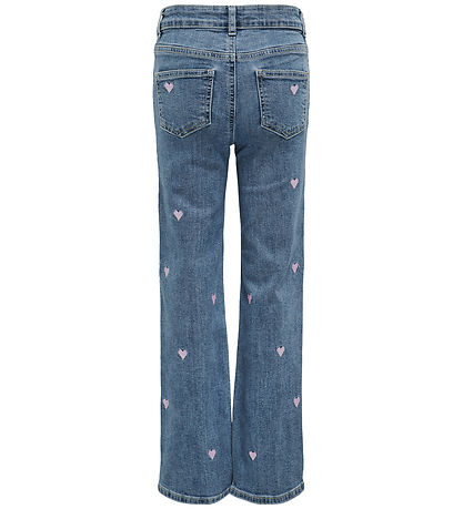Jeans Kids Only - KogJuicy - Large - Heart - Noos - Blue Denim