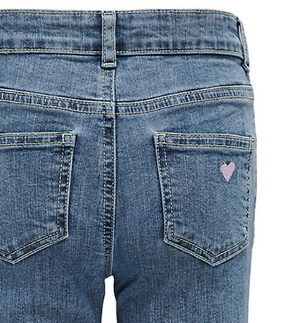 Jeans Kids Only - KogJuicy - Large - Heart - Noos - Blue Denim