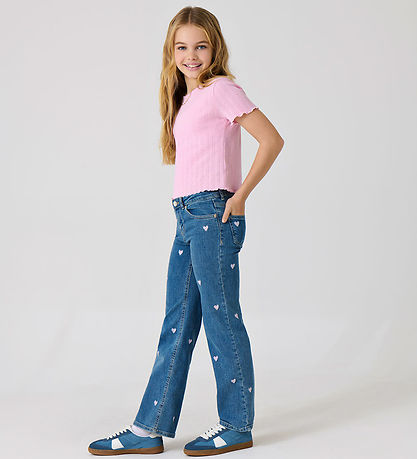 Jeans Kids Only - KogJuicy - Large - Heart - Noos - Blue Denim