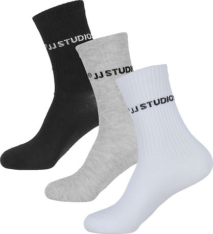 Jack & Jones Sokken - JacSoho - 3-pack - Zwart/Wit/Grijs Gevlekt