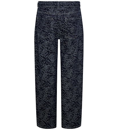 Kids Only Jeans - KogGianna - Dark Blue Denim/Roses