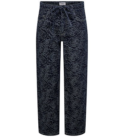 Kids Only Jeans - KogGianna - Dark Blue Denim/Roses