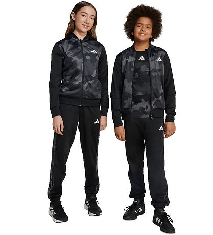 adidas Performance Träningsset - Camouflage - Svart/Vit