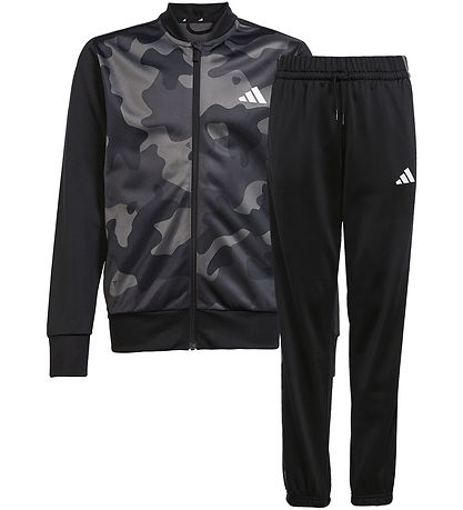 adidas Performance Träningsset - Camouflage - Svart/Vit