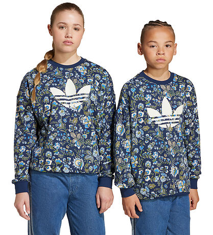 adidas Originals Peysa - Crew - Nindig/Multco M. Blóm