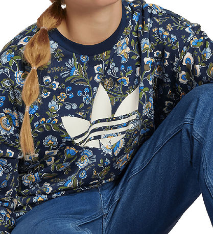 adidas Originals Peysa - Crew - Nindig/Multco M. Blóm